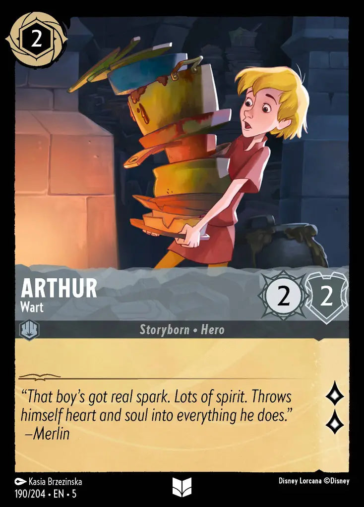 05 Shimmering Skies - 190/204 - Arthur - Wart - FOIL