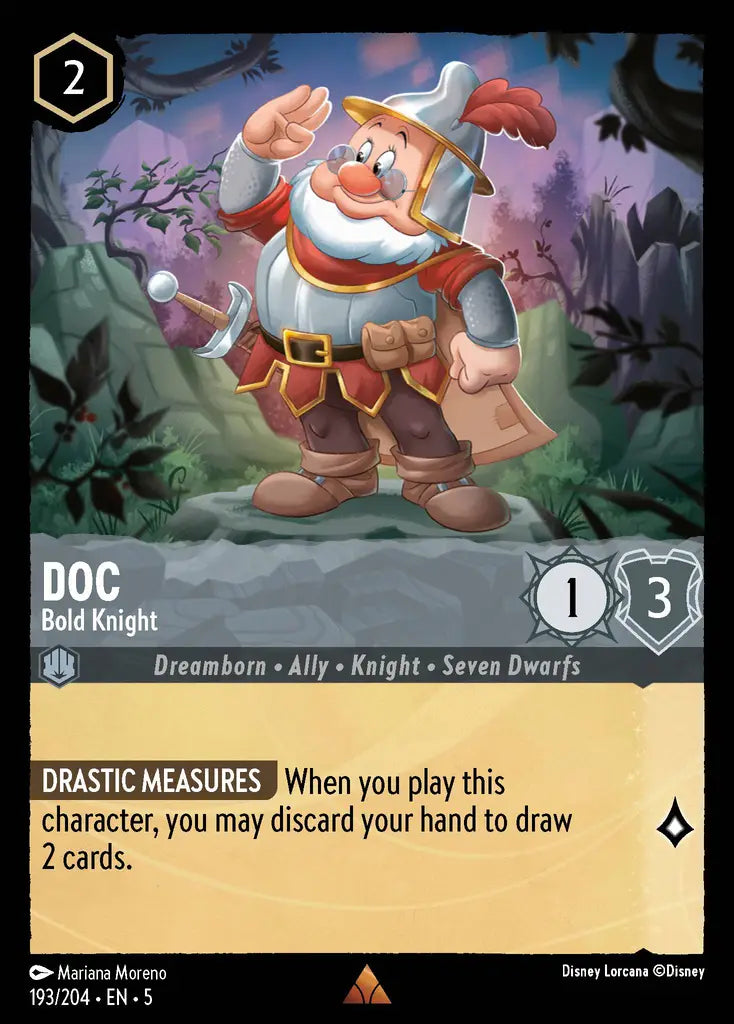 05 Shimmering Skies - 193/204 - Doc - Bold Knight - FOIL