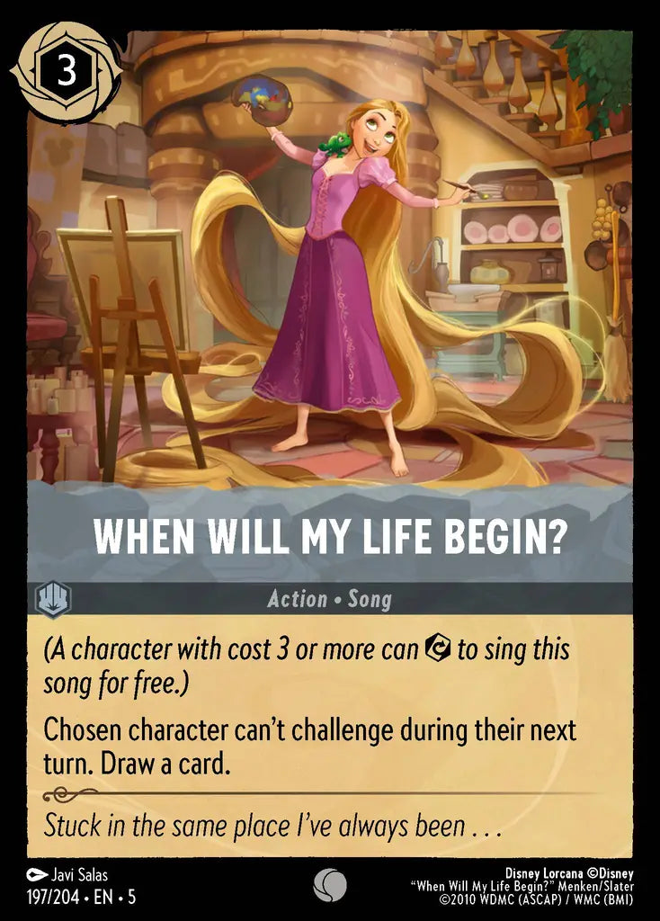 05 Shimmering Skies - 197/204 - When Will My Life Begin? - FOIL