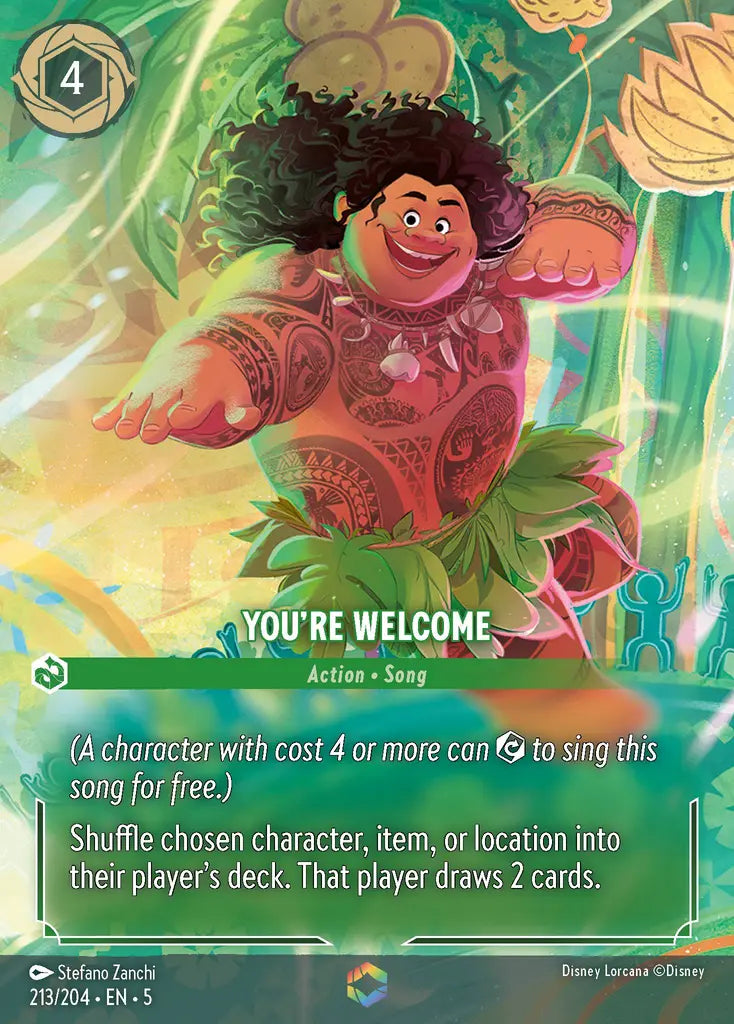 05 Shimmering Skies - 213/204 - You're Welcome - FOIL