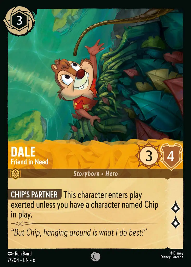 06 Azurite Sea - 007/204 - Dale - Friend in Need - FOIL