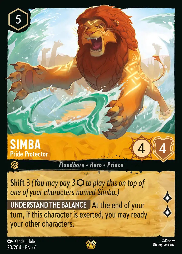 06 Azurite Sea - 020/204 - Simba - Pride Protector - FOIL