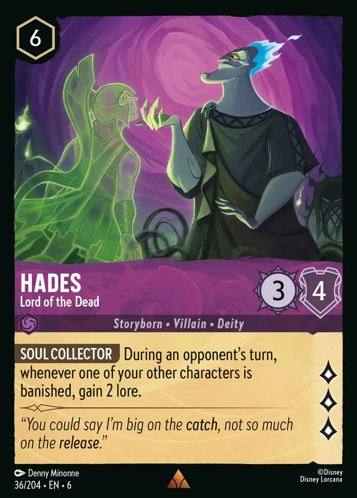 06 Azurite Sea - 036/204 - Hades - Lord of the Dead - FOIL