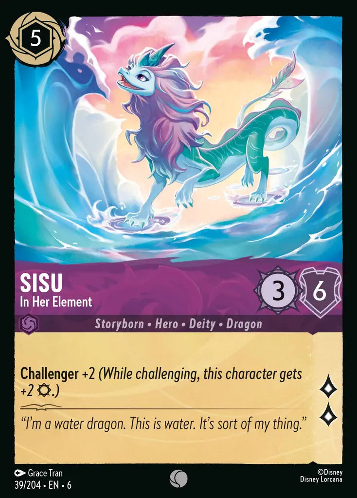 06 Azurite Sea - 039/204 - Sisu - In Her Element - FOIL
