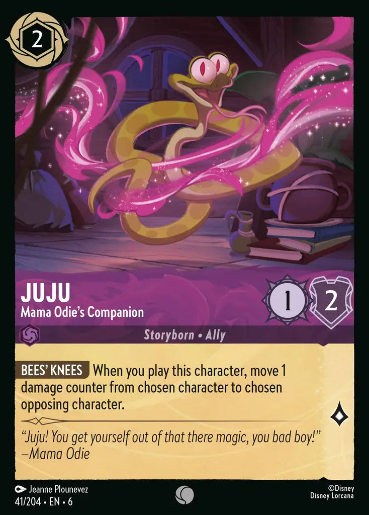 06 Azurite Sea - 041/204 - Juju - Mama Odie's Companion - FOIL