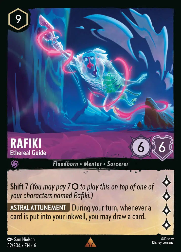 06 Azurite Sea - 052/204 - Rafiki - Ethereal Guide - FOIL