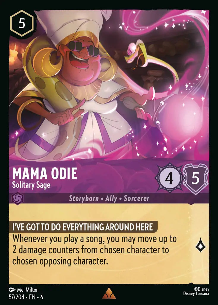06 Azurite Sea - 057/204 - Mama Odie - Solitary Sage - FOIL