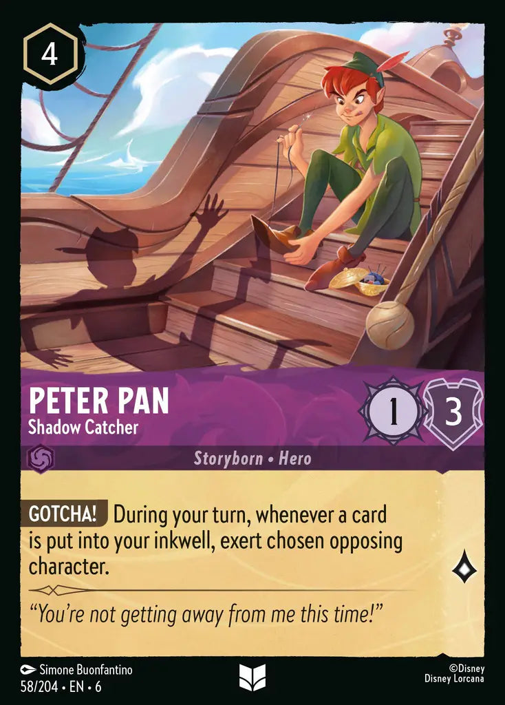 06 Azurite Sea - 058/204 - Peter Pan - Shadow Catcher - FOIL