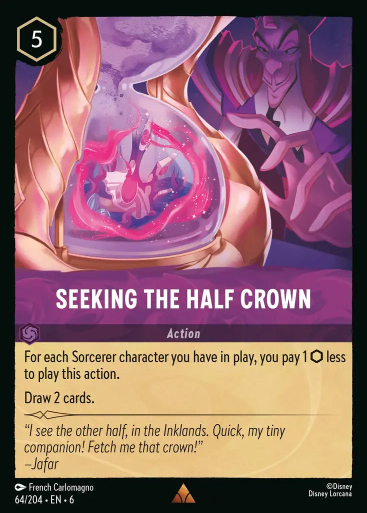 06 Azurite Sea - 064/204 - Seeking the Half Crown - FOIL