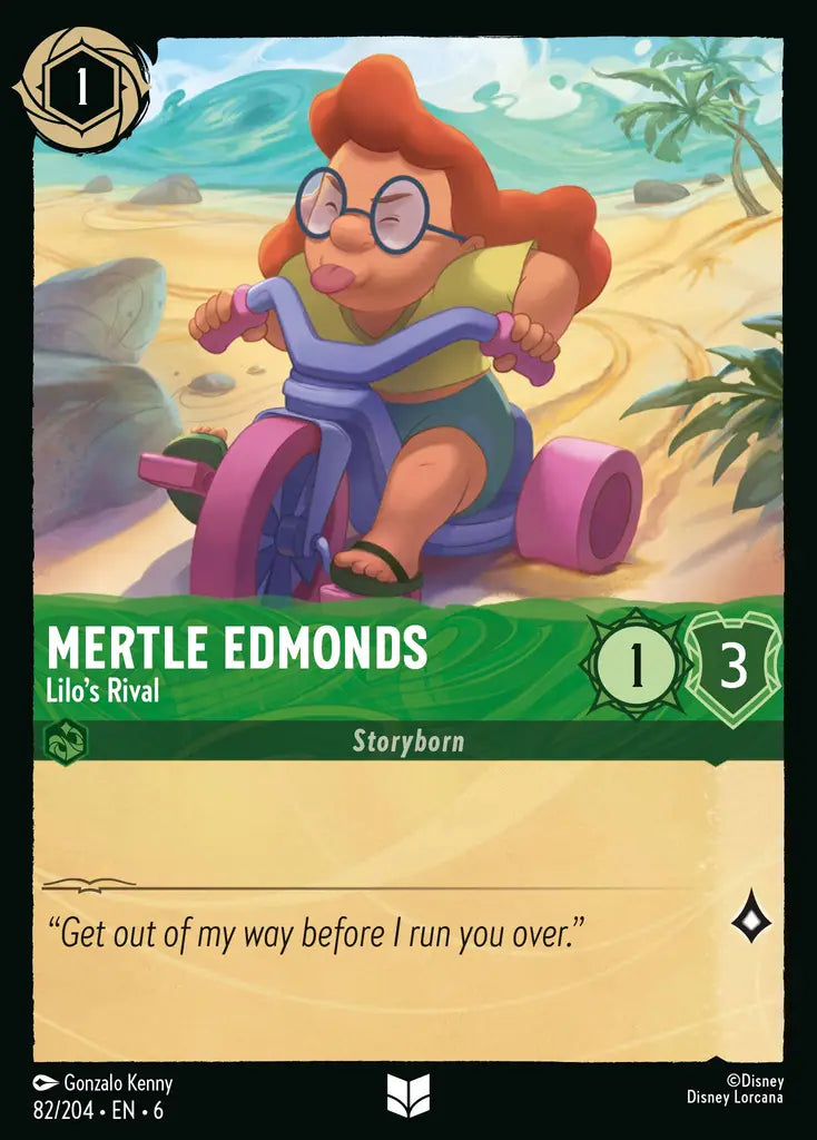 06 Azurite Sea - 082/204 - Mertle Edmonds - Lilo's Rival - FOIL