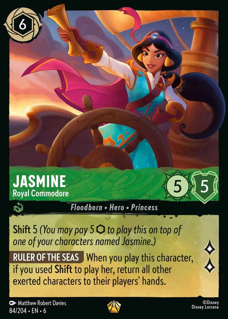 06 Azurite Sea - 084/204 - Jasmine - Royal Commodore - FOIL