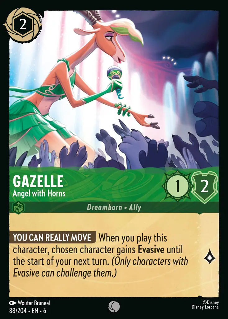 06 Azurite Sea - 088/204 - Gazelle - Angel with Horns - FOIL