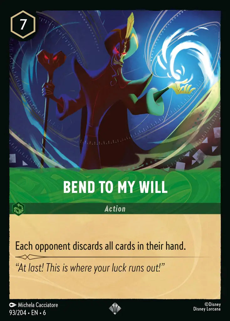 06 Azurite Sea - 093/204 - Bend to My Will - FOIL