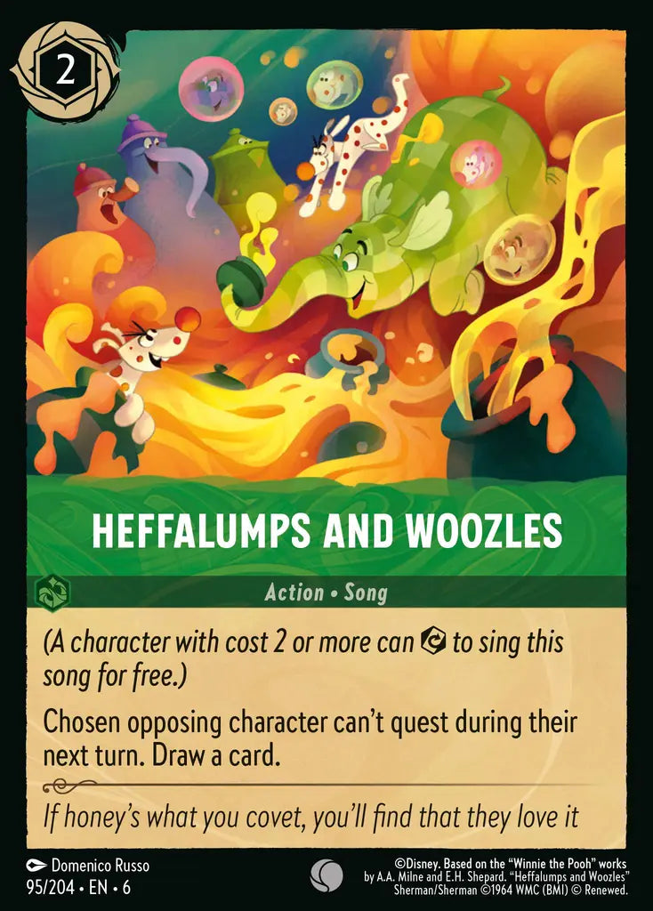 06 Azurite Sea - 095/204 - Heffalumps and Woozles - FOIL