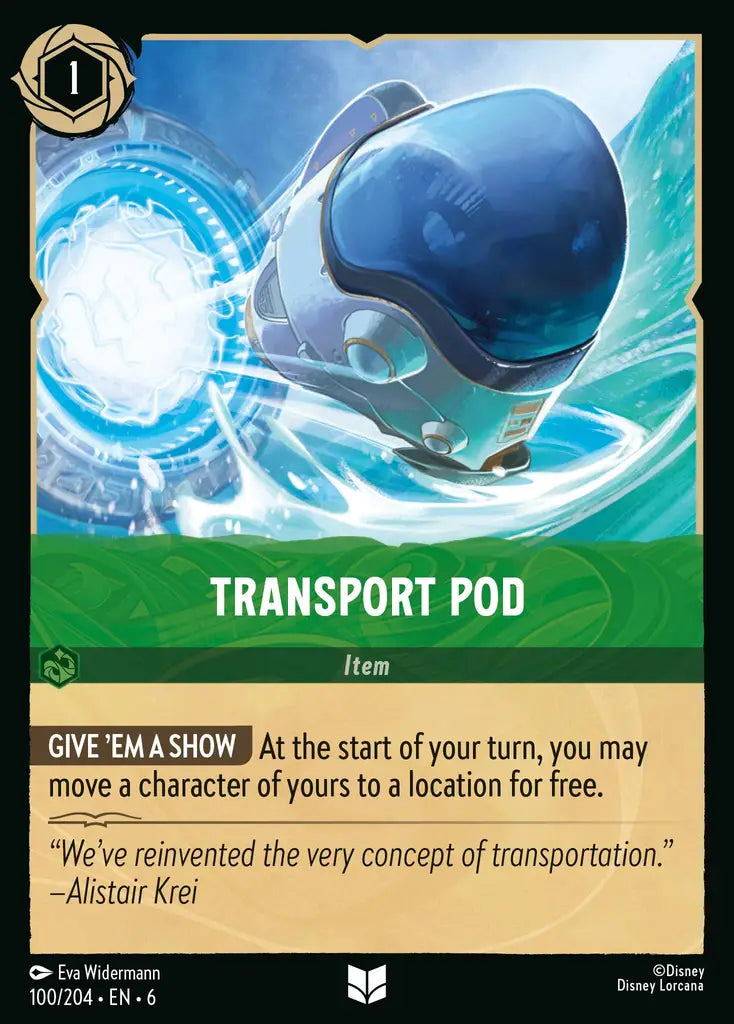 06 Azurite Sea - 100/204 - Transport Pod - FOIL