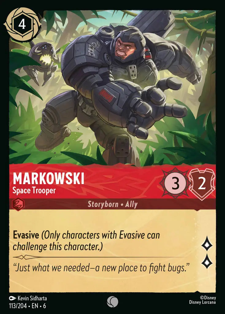06 Azurite Sea - 113/204 - Markowski - Space Trooper - FOIL