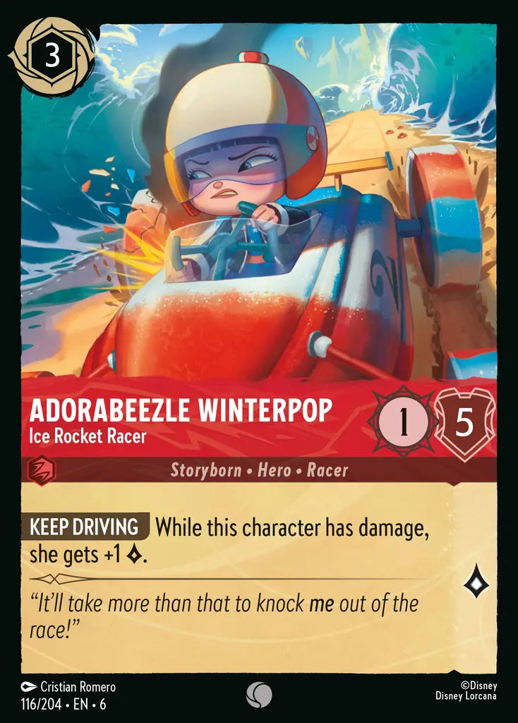 06 Azurite Sea - 116/204 - Adorabeezle Winterpop - Ice Rocket Racer - FOIL