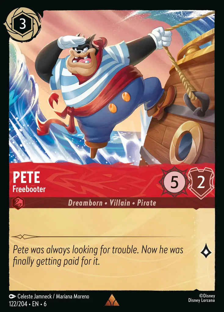 06 Azurite Sea - 122/204 - Pete - Freebooter - FOIL