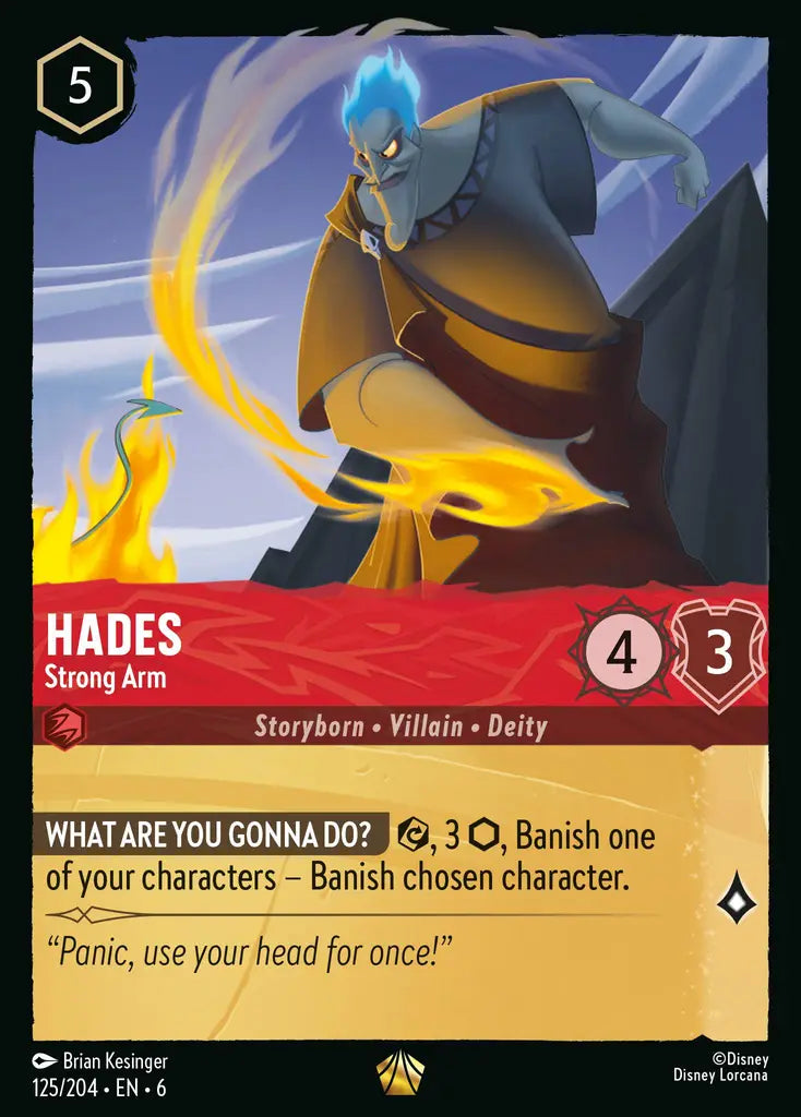 06 Azurite Sea - 125/204 - Hades - Strong Arm - FOIL
