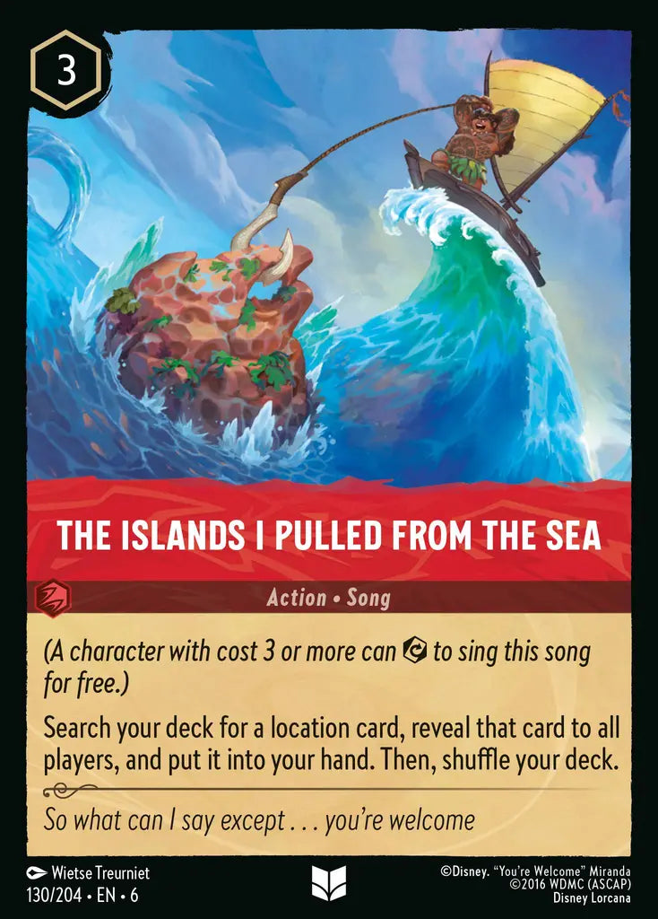 06 Azurite Sea - 130/204 - The Islands I Pulled from the Sea - FOIL