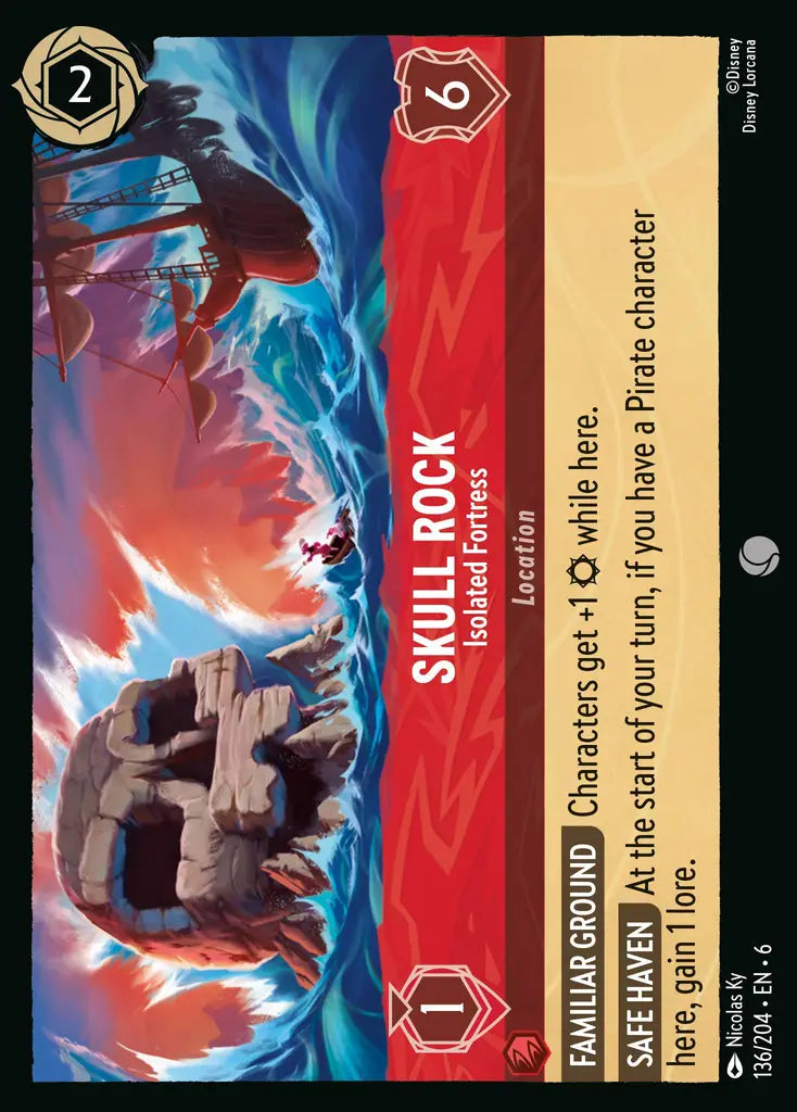 06 Azurite Sea - 136/204 - Skull Rock - Isolated Fortress - FOIL