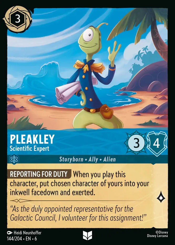 06 Azurite Sea - 144/204 - Pleakley - Scientific Expert - FOIL