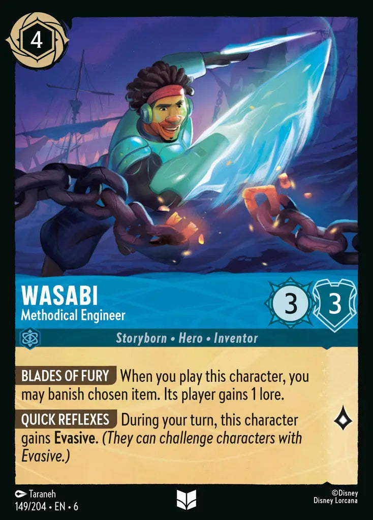06 Azurite Sea - 149/204 - Wasabi - Methodical Engineer - FOIL