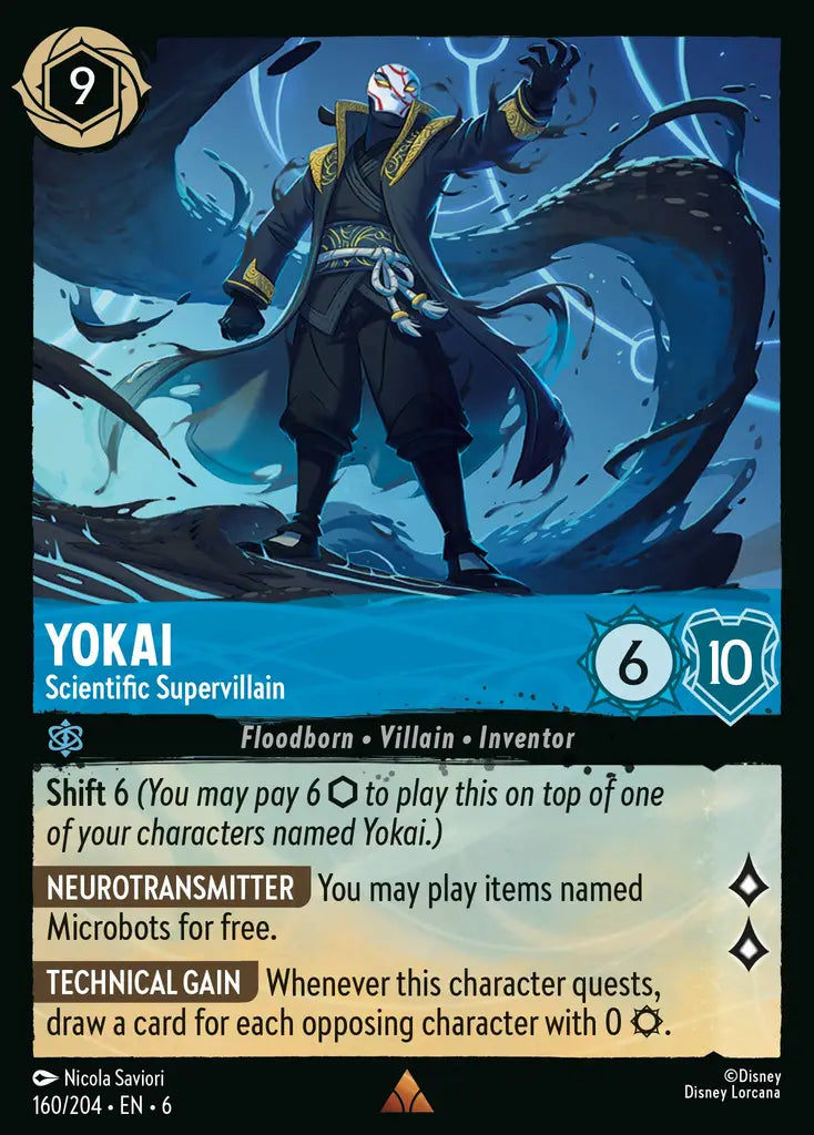 06 Azurite Sea - 160/204 - Yokai - Scientific Supervillain - FOIL