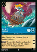 06 Azurite Sea - 161/204 - Alice - Savvy Sailor - FOIL
