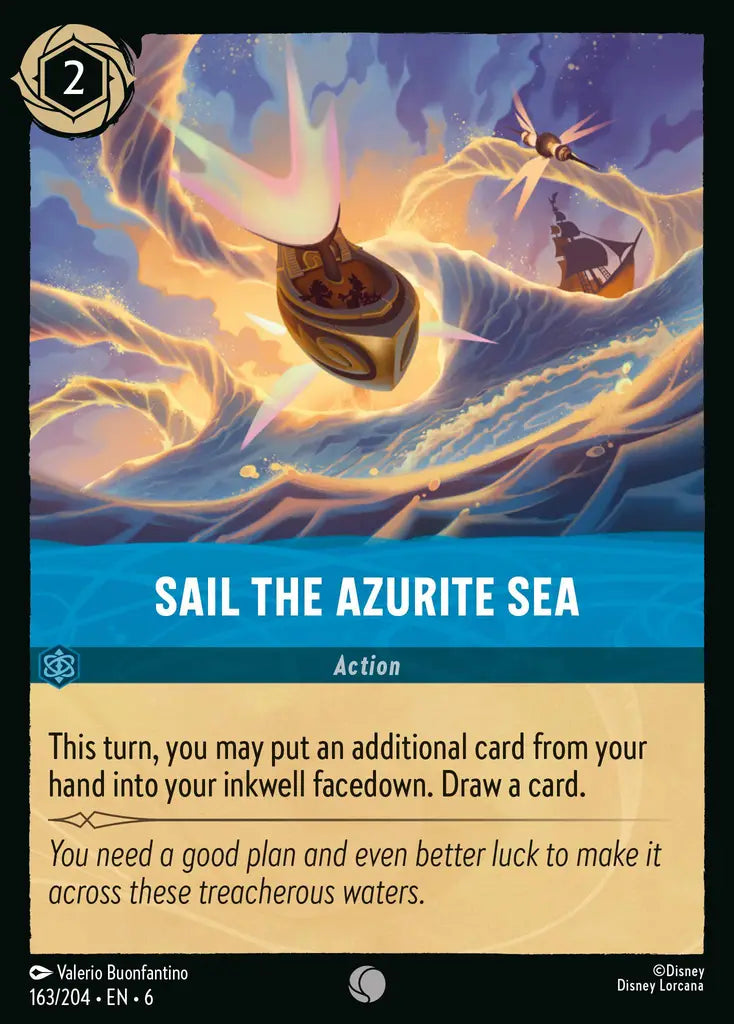 06 Azurite Sea - 163/204 - Sail the Azurite Sea - FOIL