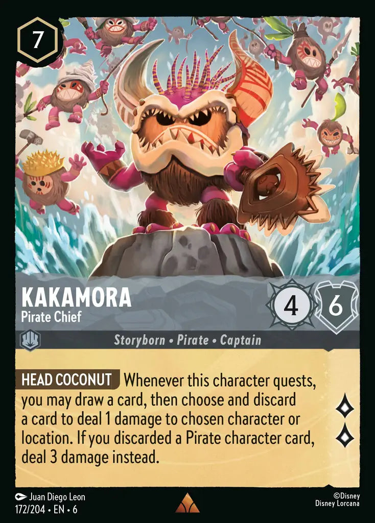 06 Azurite Sea - 172/204 - Kakamora - Pirate Chief - FOIL
