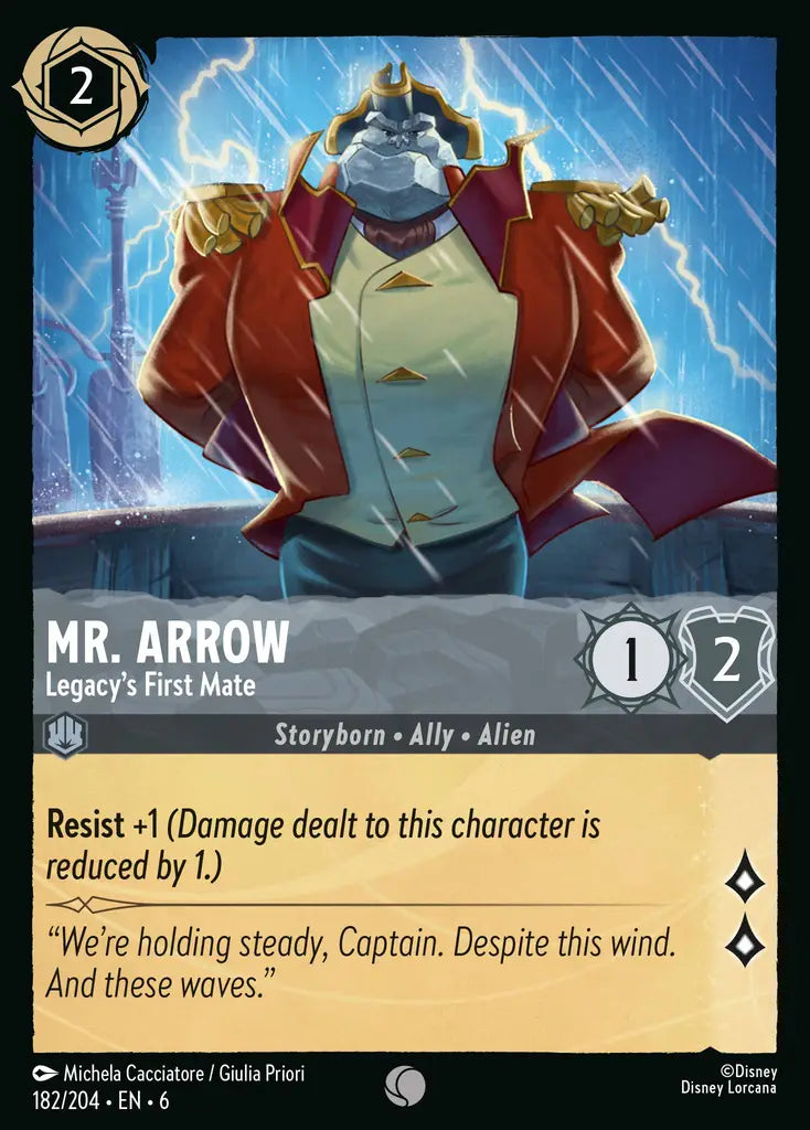06 Azurite Sea - 182/204 - Mr. Arrow - Legacy's First Mate - FOIL