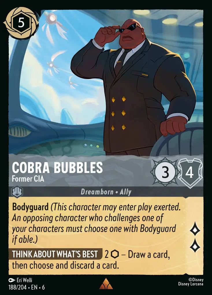 06 Azurite Sea - 188/204 - Cobra Bubbles - Former CIA - FOIL