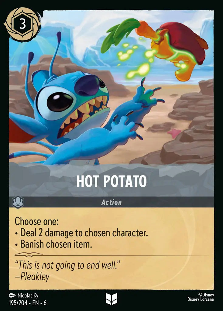 06 Azurite Sea - 195/204 - Hot Potato - FOIL