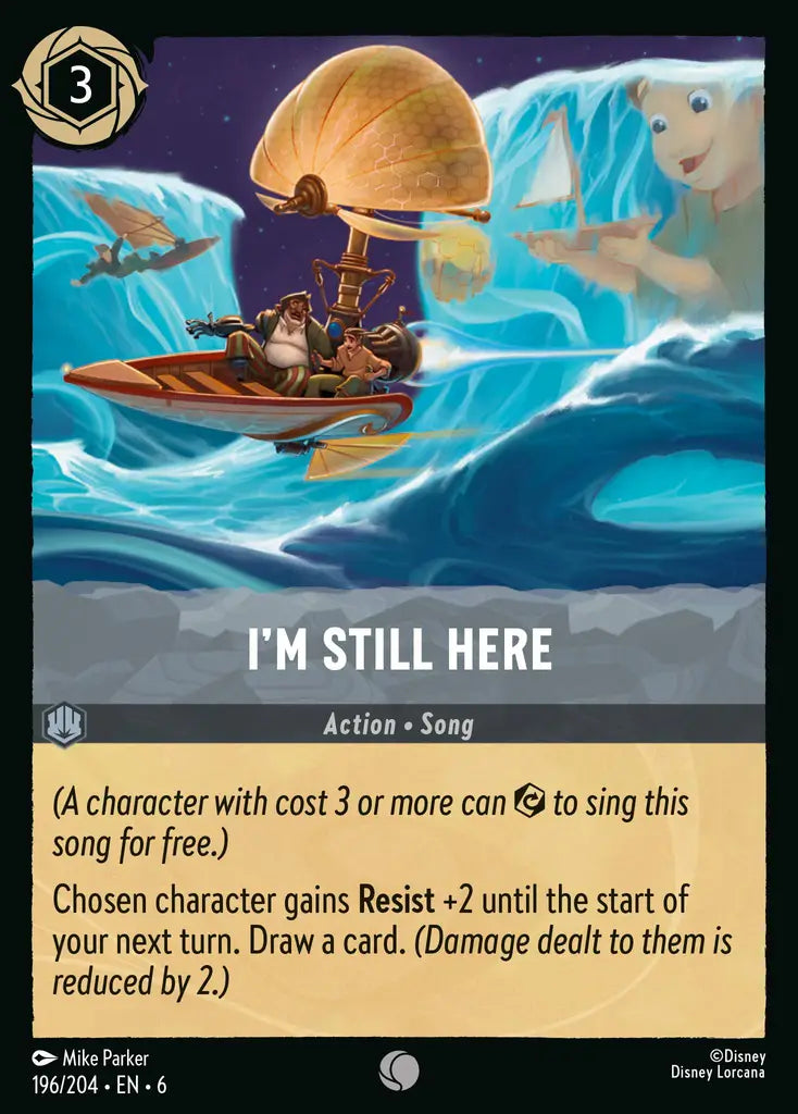 06 Azurite Sea - 196/204 - I'm Still Here - FOIL