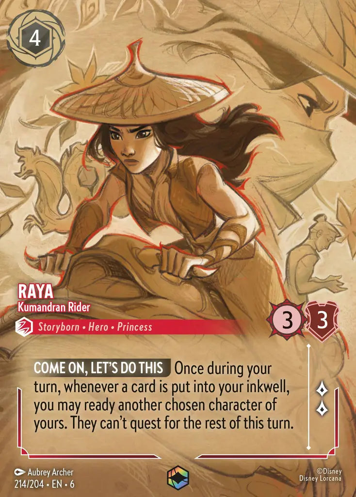 06 Azurite Sea - 214/204 - Raya - Kumandran Rider - FOIL
