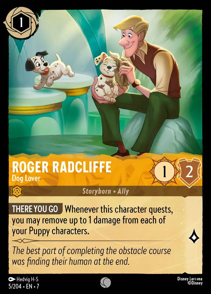 07 Archazia's Island - 005/204 - Roger Radcliff - Dog Lover - FOIL