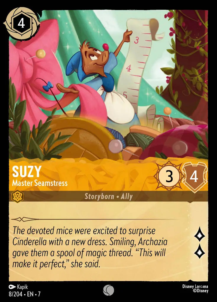 07 Archazia's Island - 008/204 - Suzy - Master Seamstress - FOIL