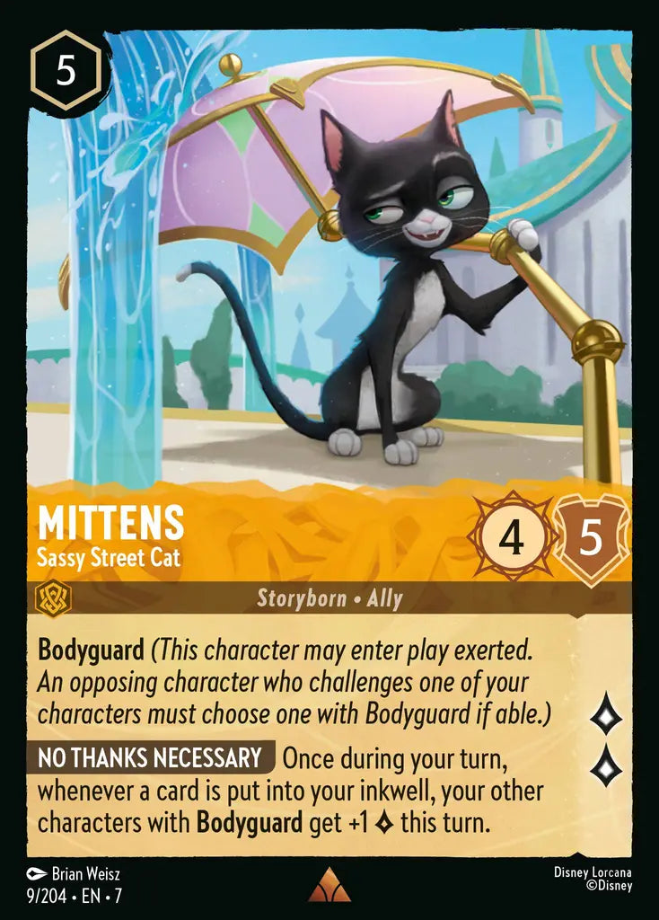 07 Archazia's Island - 009/204 - Mittens - Sassy Street Cat - FOIL