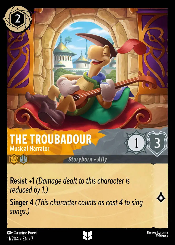 07 Archazia's Island - 011/204 - The Troubadour - Musical Narrator - FOIL