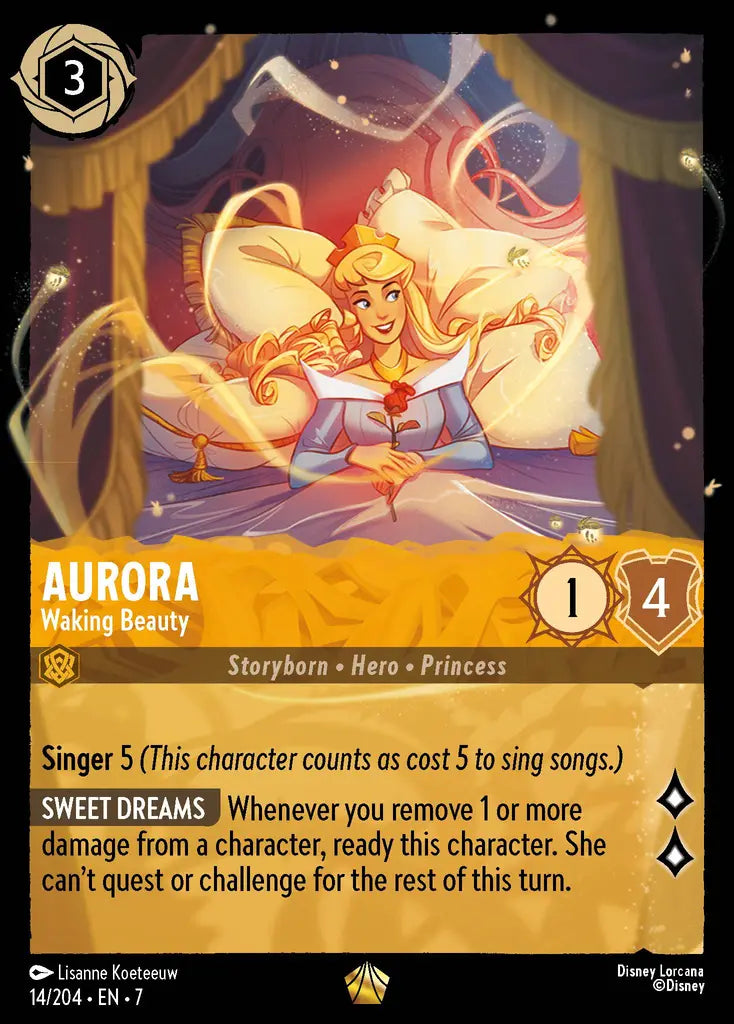 07 Archazia's Island - 014/204 - Aurora - Waking Beauty - NON FOIL