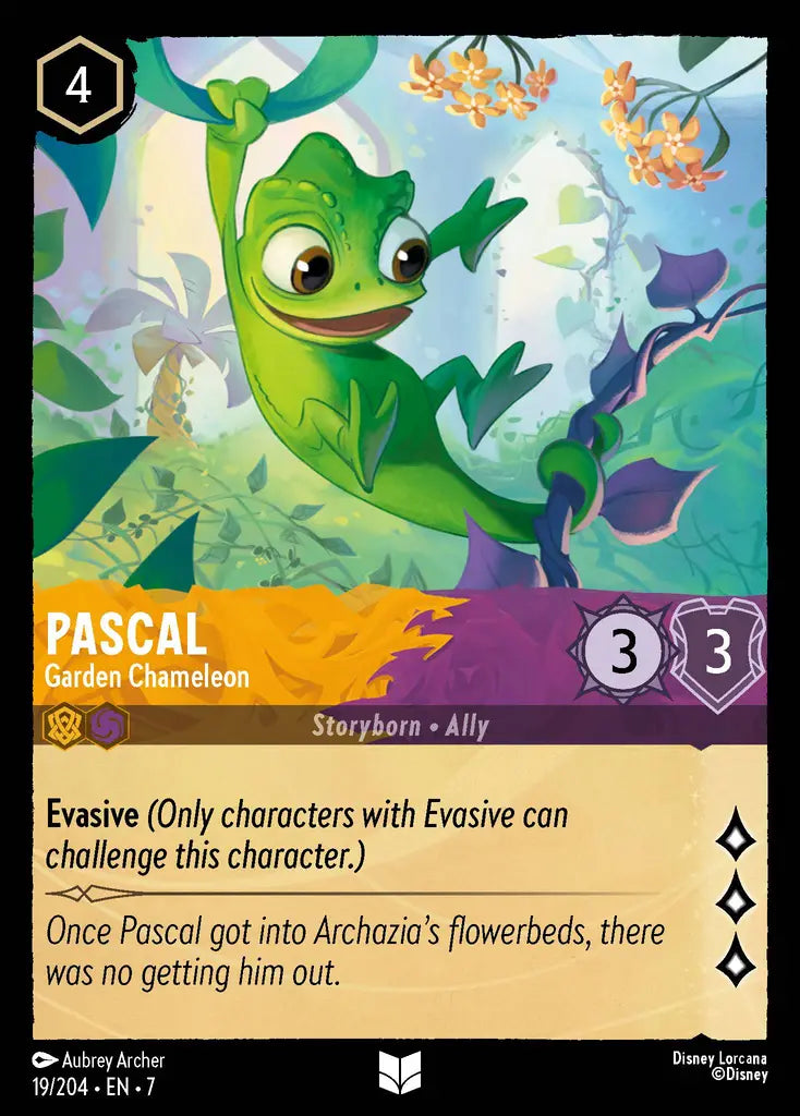 07 Archazia's Island - 019/204 - Pascal - Garden Chameleon - FOIL