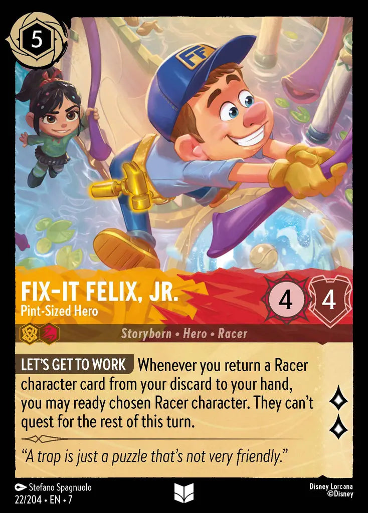 07 Archazia's Island - 022/204 - Fix-It Felix Jr. - Pint-Sized Hero - FOIL