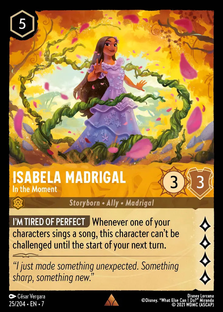 07 Archazia's Island - 025/204 - Isabella Madrigal - In the Moment - FOIL