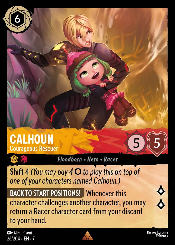 07 Archazia's Island - 026/204 - Calhoun - Courageous Rescuer - FOIL