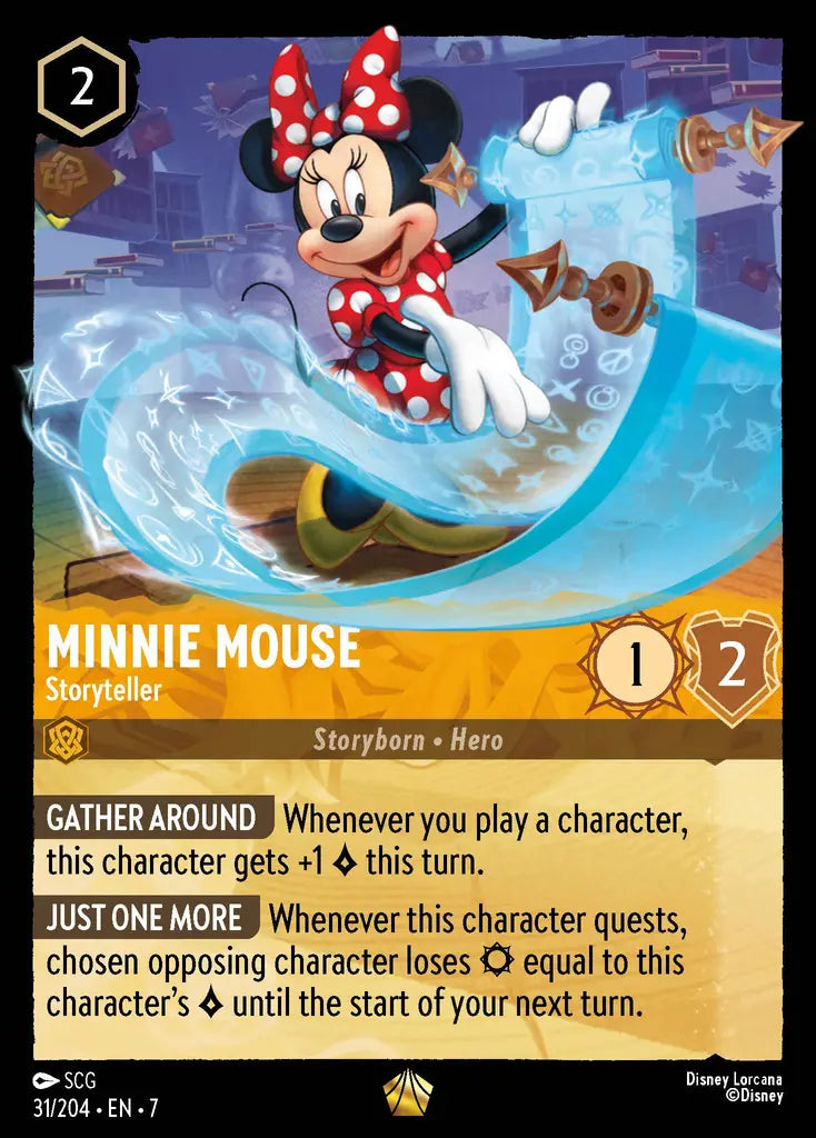 07 Archazia's Island - 031/204 - Minnie Mouse - Storyteller - FOIL