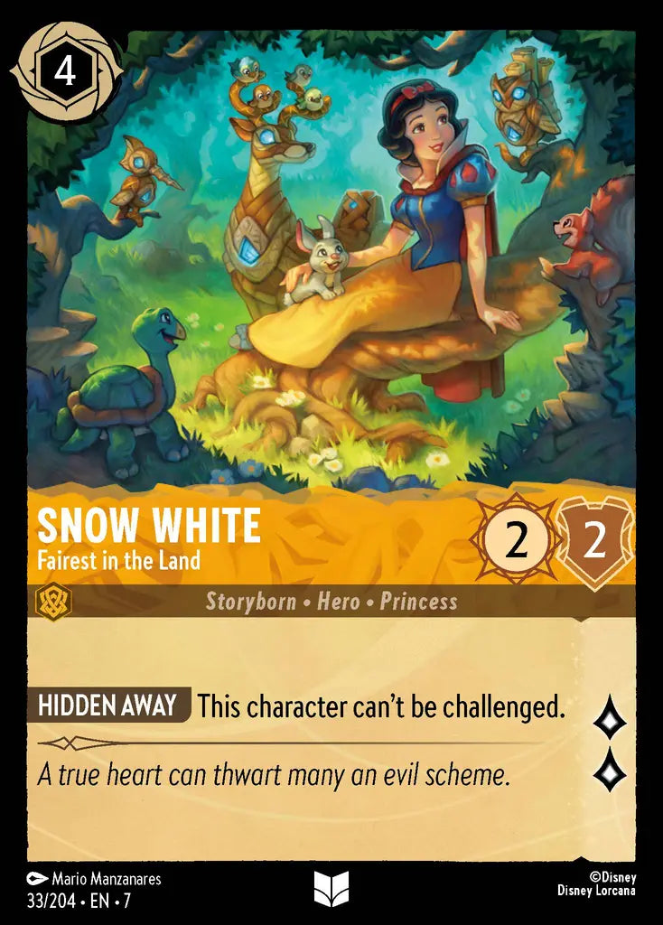 07 Archazia's Island - 033/204 - Snow White - Fairest in the Land - FOIL