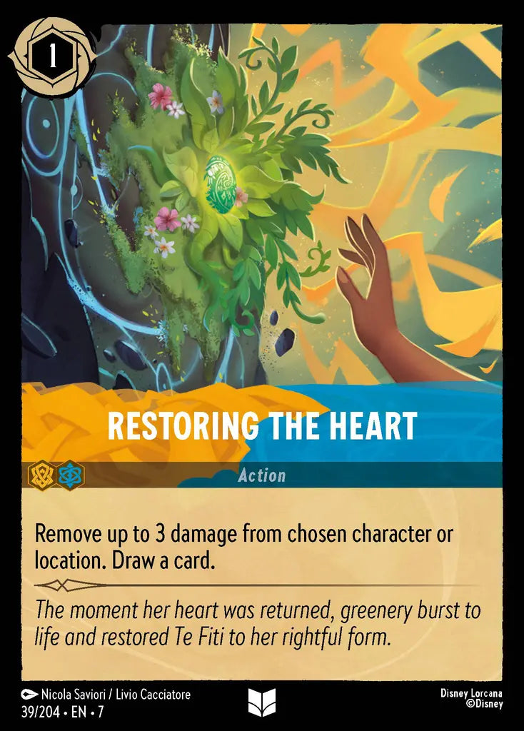 07 Archazia's Island - 039/204 - Restoring the Heart - FOIL