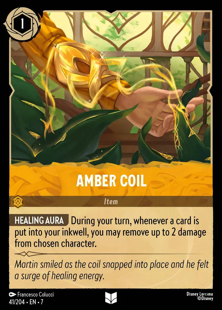 07 Archazia's Island - 041/204 - Amber Coil - FOIL