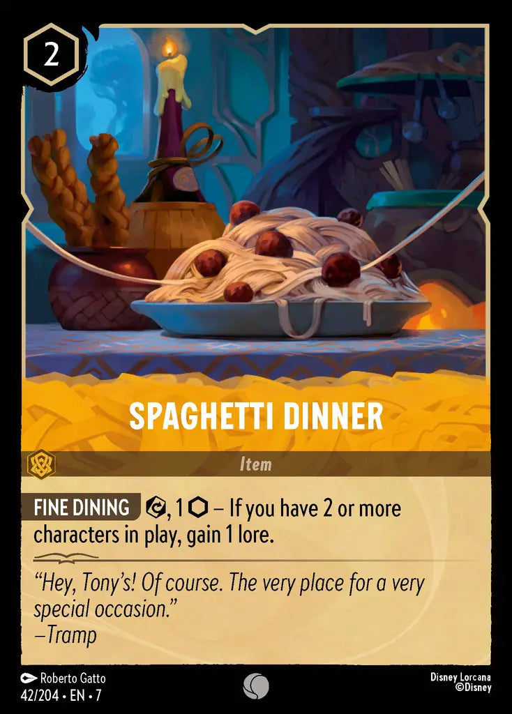 07 Archazia's Island - 042/204 - Spaghetti Dinner - FOIL